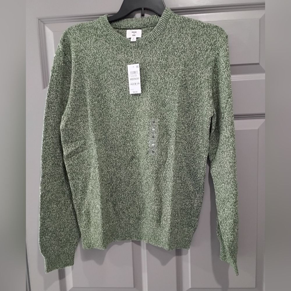 Men's Mode Of One Green Sweater